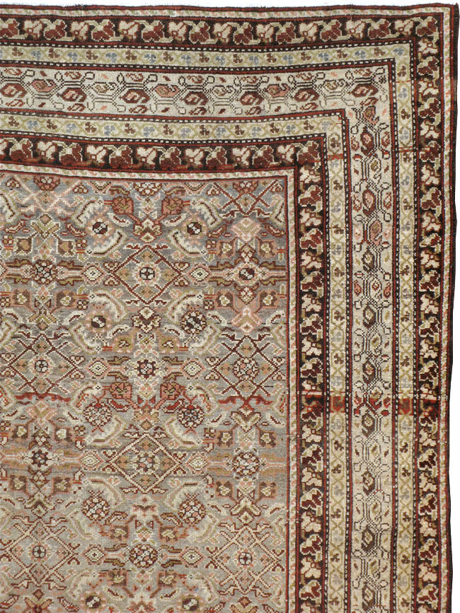Vintage Persian Malayer Gallery Carpet, No.19017 - Gsblank