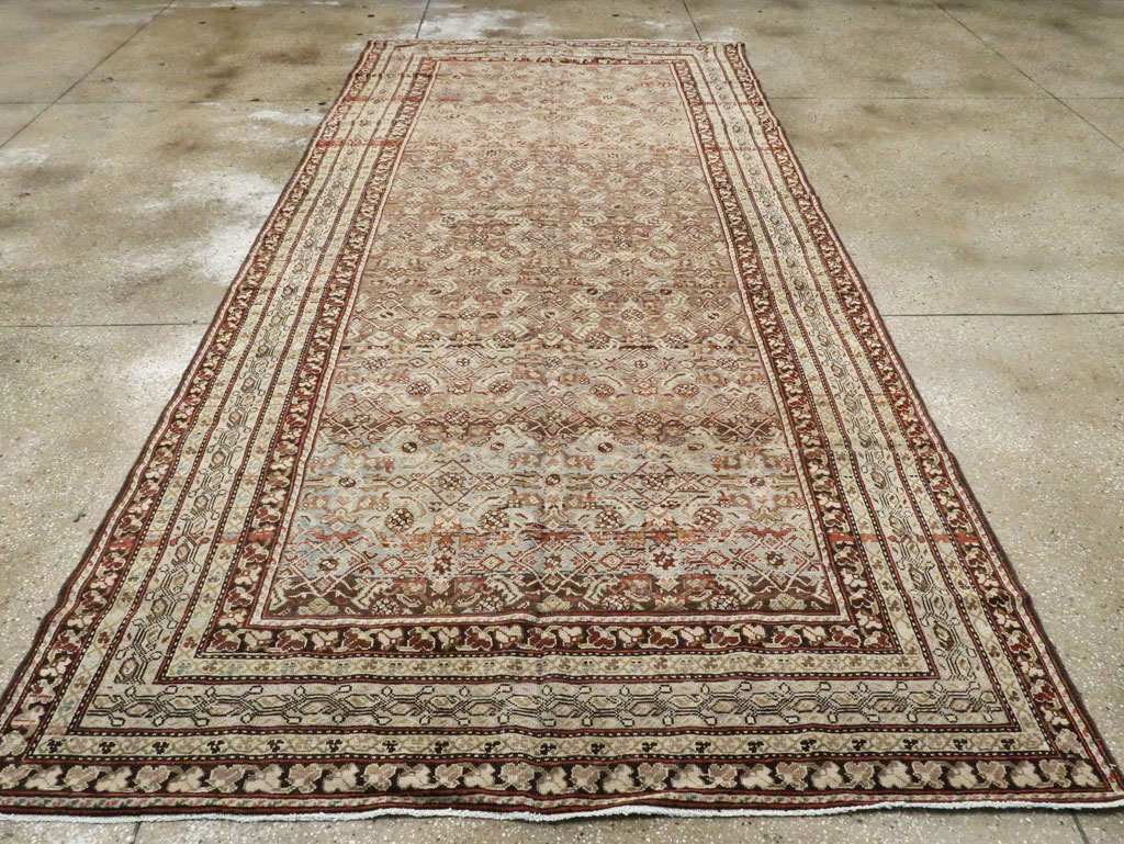 Vintage Persian Malayer Gallery Carpet, No.19017 - Gsblank