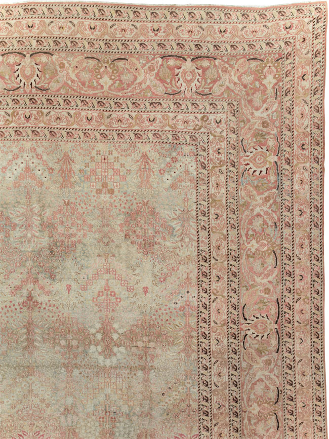 Antique Persian Dorokhsh Carpet, No.19025 - Gsblank
