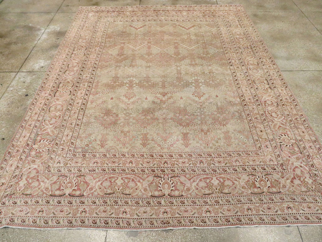 Antique Persian Dorokhsh Carpet, No.19025 - Gsblank