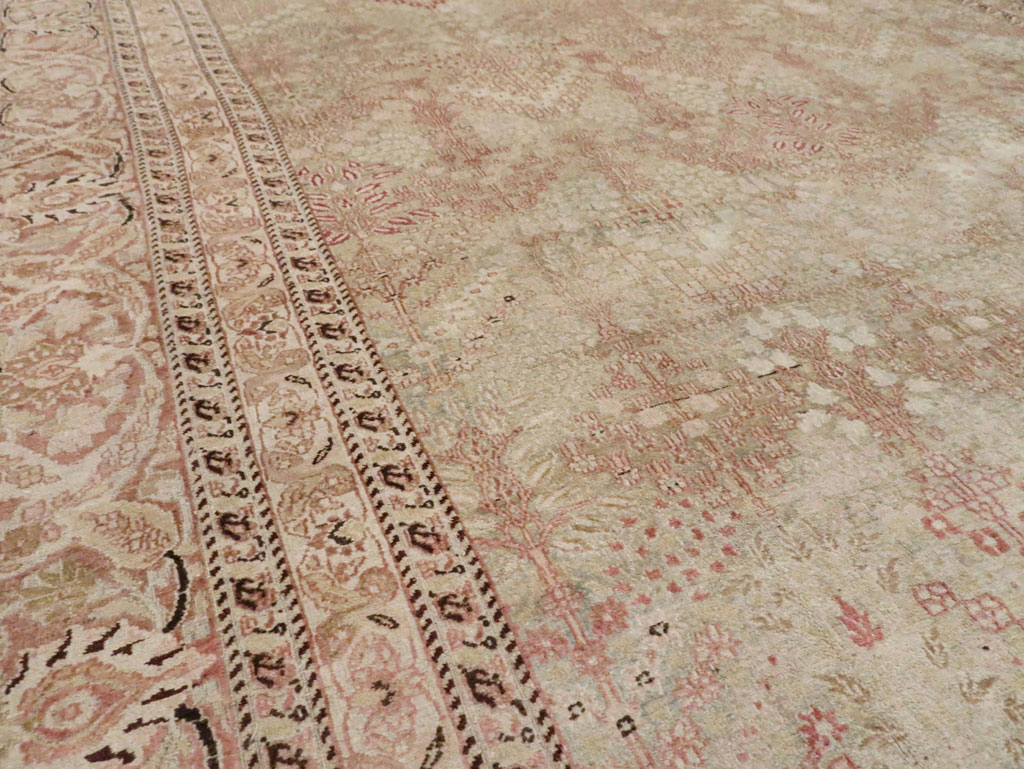 Antique Persian Dorokhsh Carpet, No.19025 - Gsblank