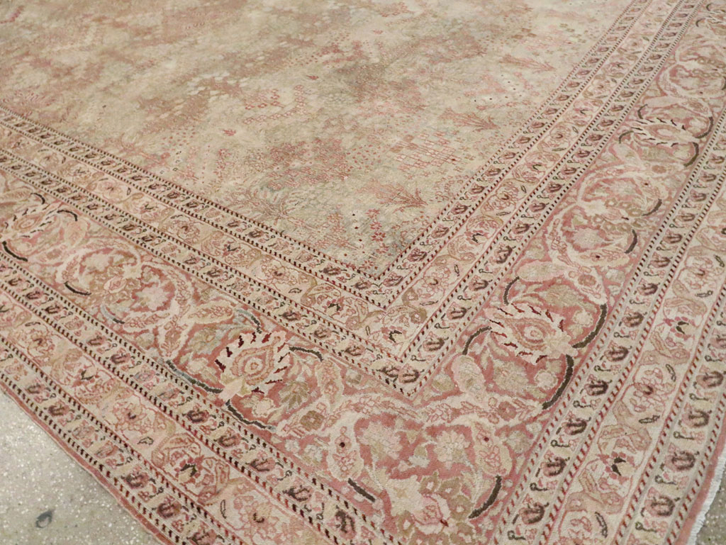 Antique Persian Dorokhsh Carpet, No.19025 - Gsblank