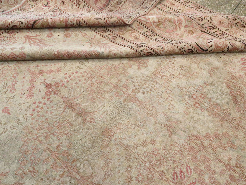 Antique Persian Dorokhsh Carpet, No.19025 - Gsblank