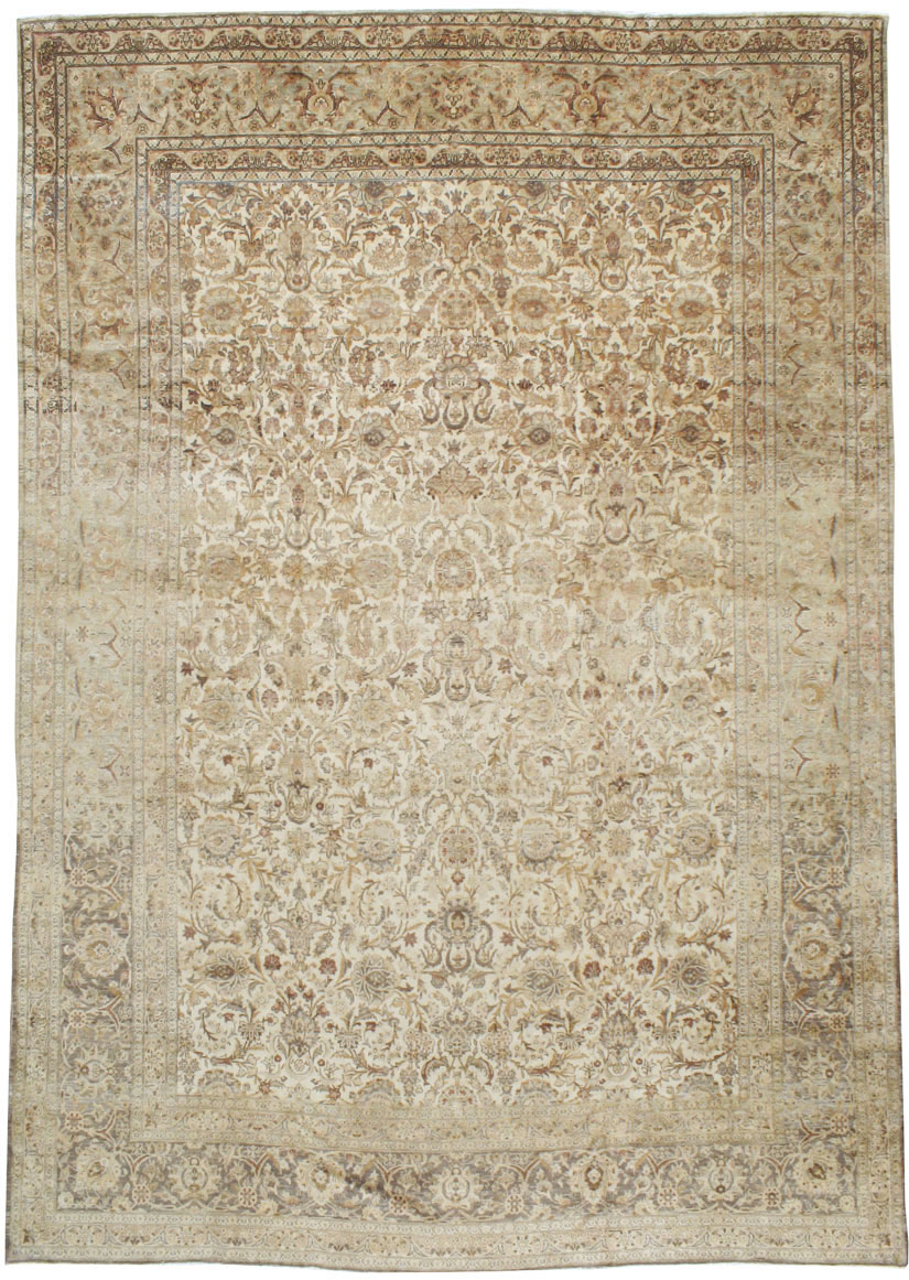 Vintage Persian Kashan Carpet, No.19026 - Gsblank