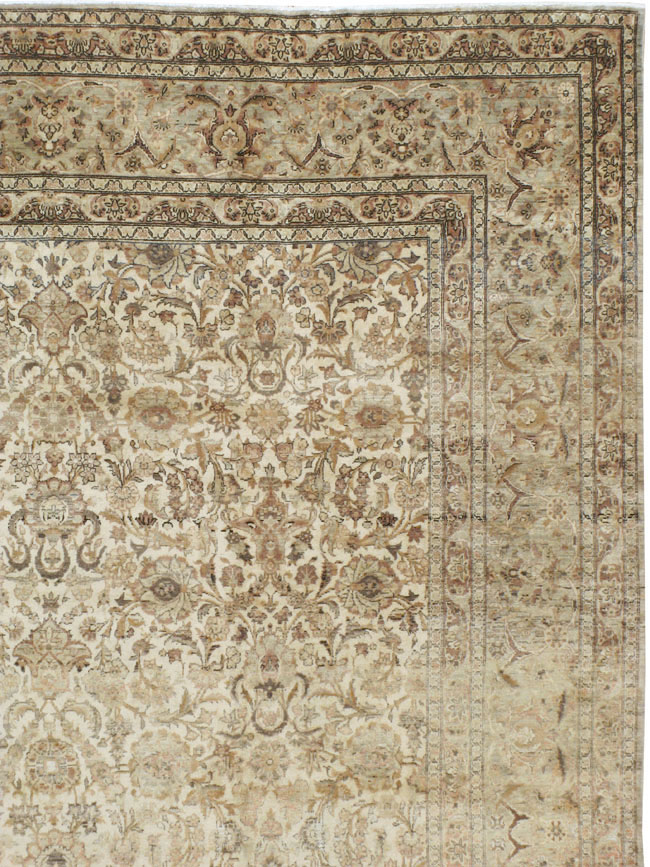 Vintage Persian Kashan Carpet, No.19026 - Gsblank