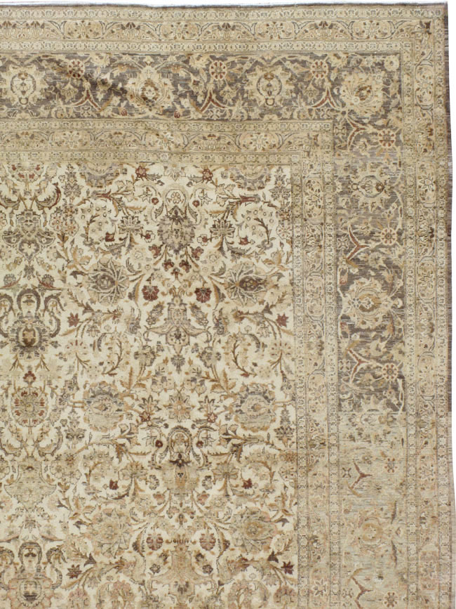 Vintage Persian Kashan Carpet, No.19026 - Gsblank