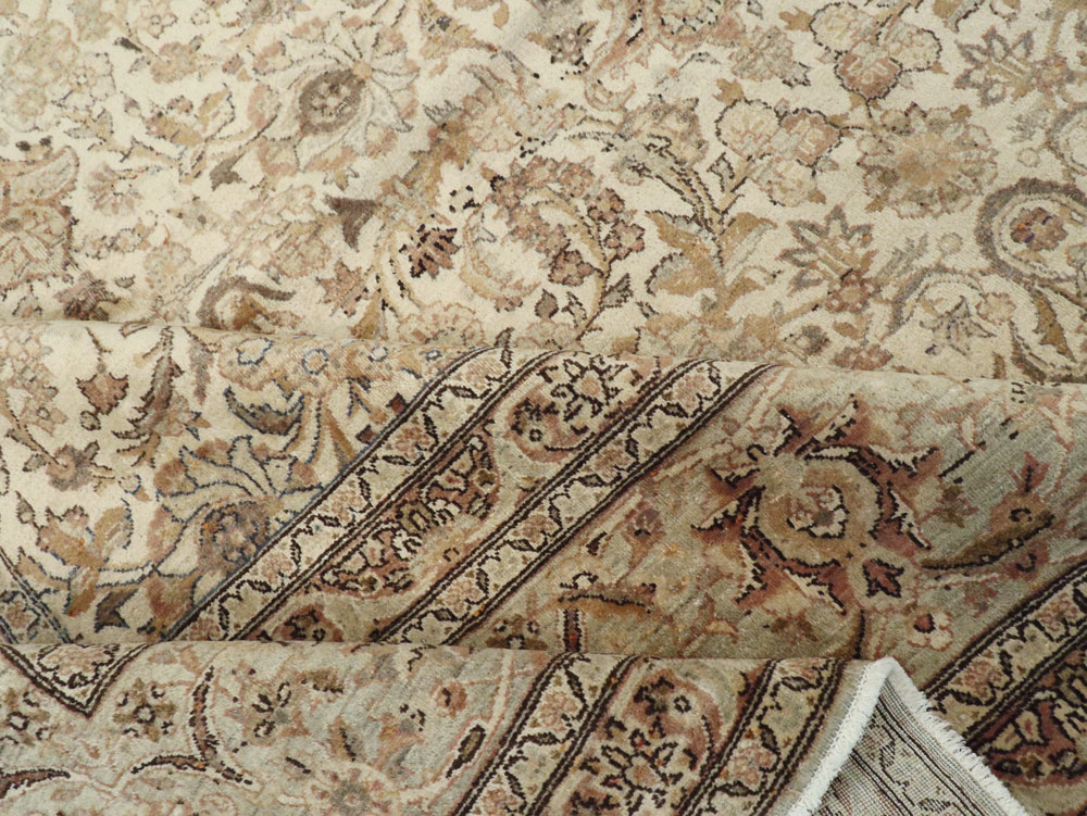 Vintage Persian Kashan Carpet, No.19026 - Gsblank
