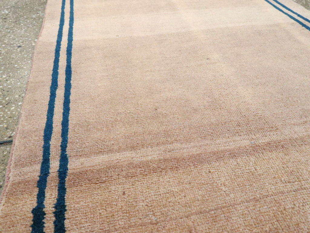 Vintage Persian Mashad Minimalist Runner, No.19038 - Gsblank