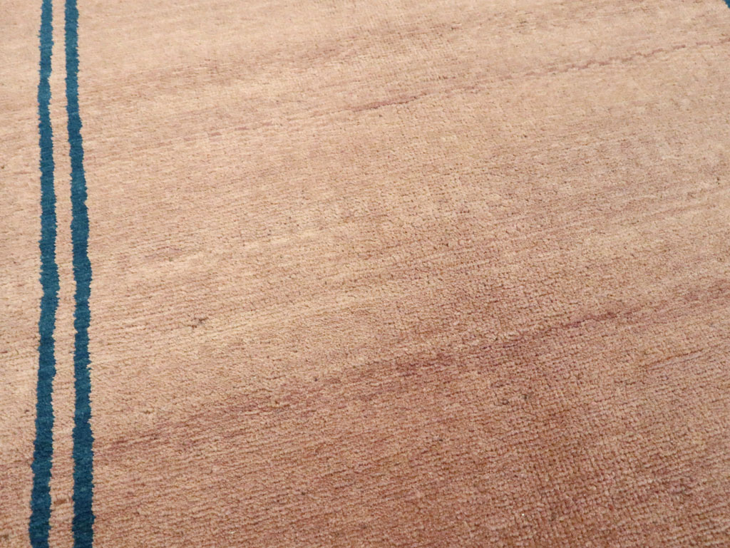 Vintage Persian Mashad Minimalist Runner, No.19038 - Gsblank