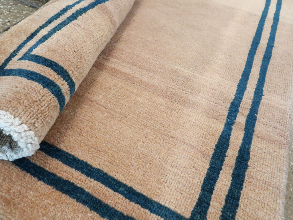 Vintage Persian Mashad Minimalist Runner, No.19038 - Gsblank