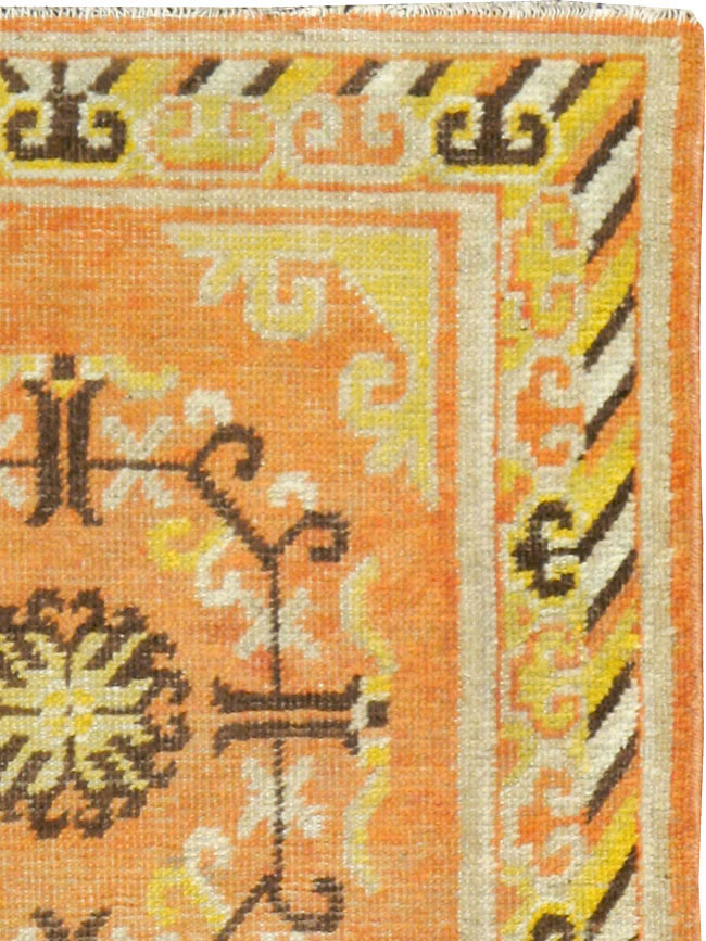 Vintage East Turkestan Khotan Rug (Pair: 2 of 2), No.19051 - Gsblank
