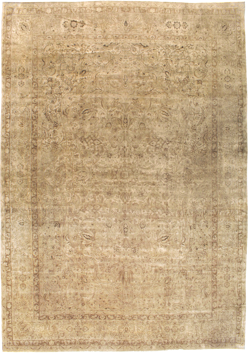 Antique Persian Lavar Kerman Carpet, No.19054 - Gsblank