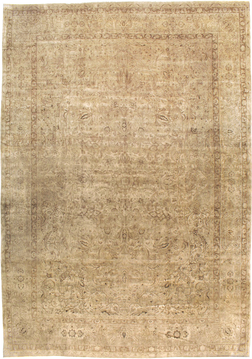 Antique Persian Lavar Kerman Carpet, No.19054 - Gsblank
