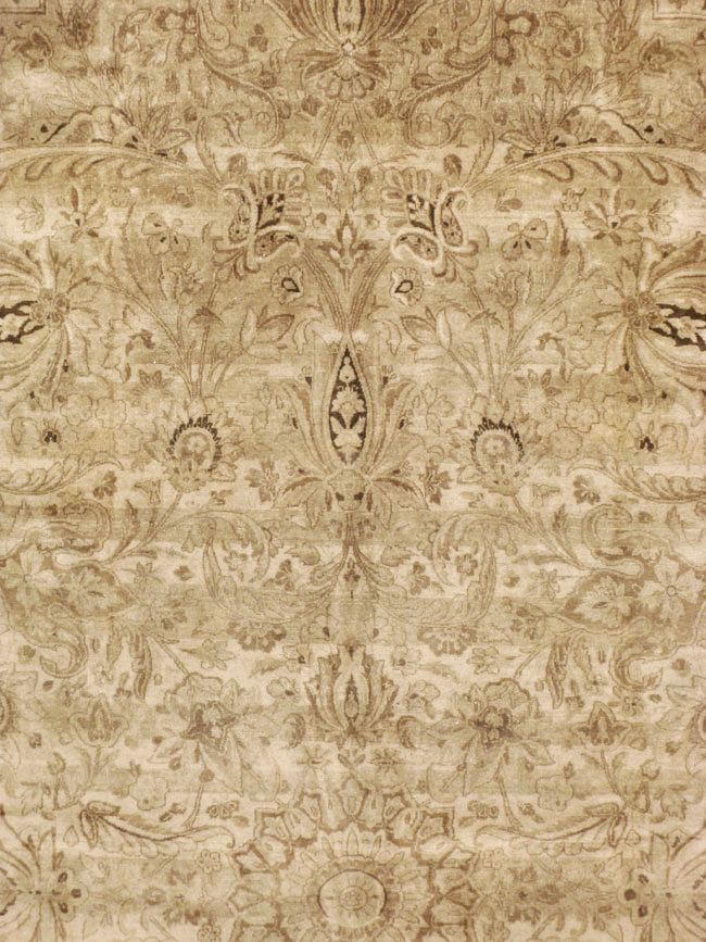 Antique Persian Lavar Kerman Carpet, No.19054 - Gsblank