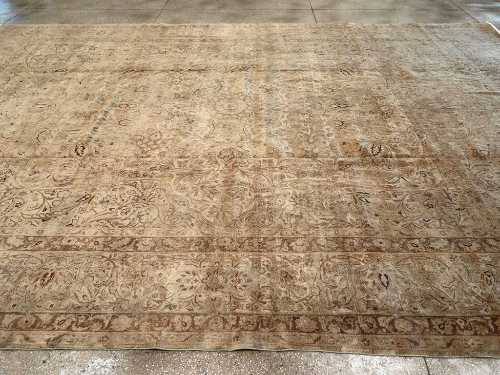 Antique Persian Lavar Kerman Carpet, No.19054 - Gsblank