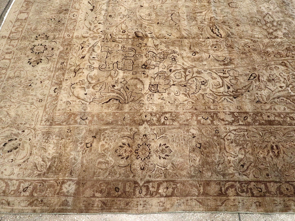 Antique Persian Lavar Kerman Carpet, No.19054 - Gsblank