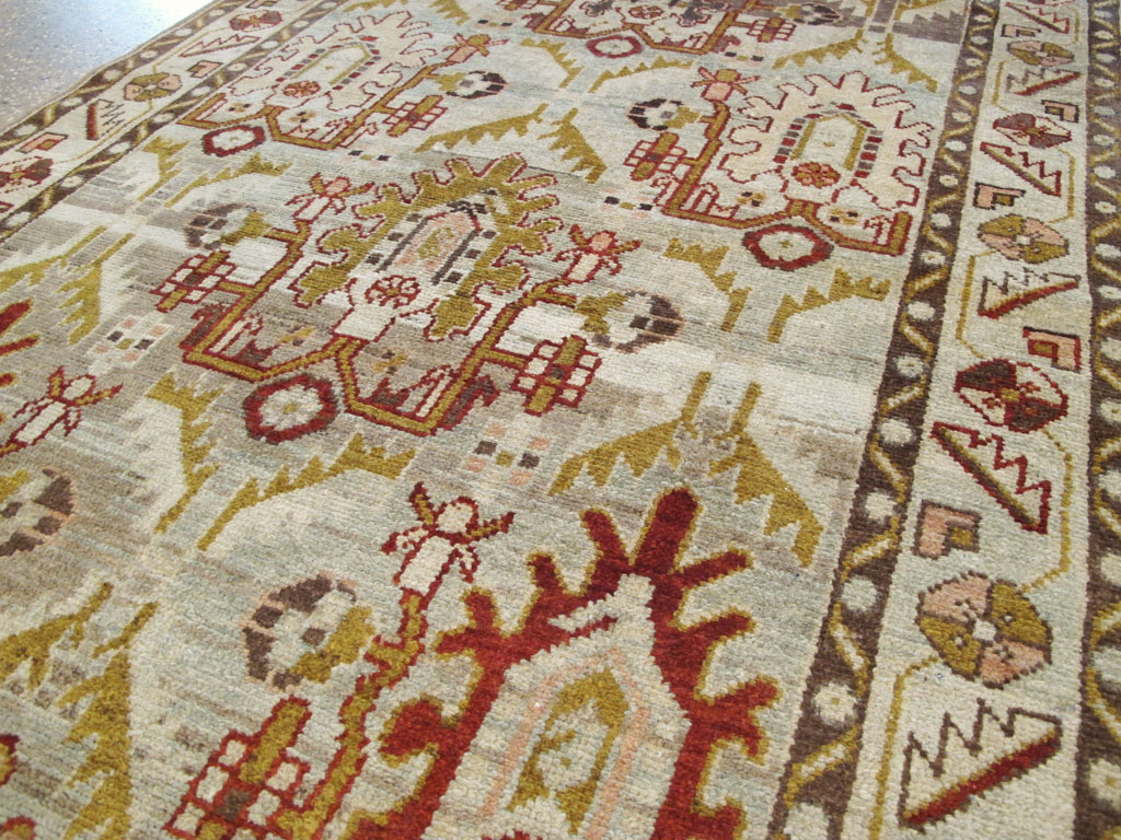 Vintage Persian Malayer Runner (Pair: 2 of 2), No.19067 - Gsblank