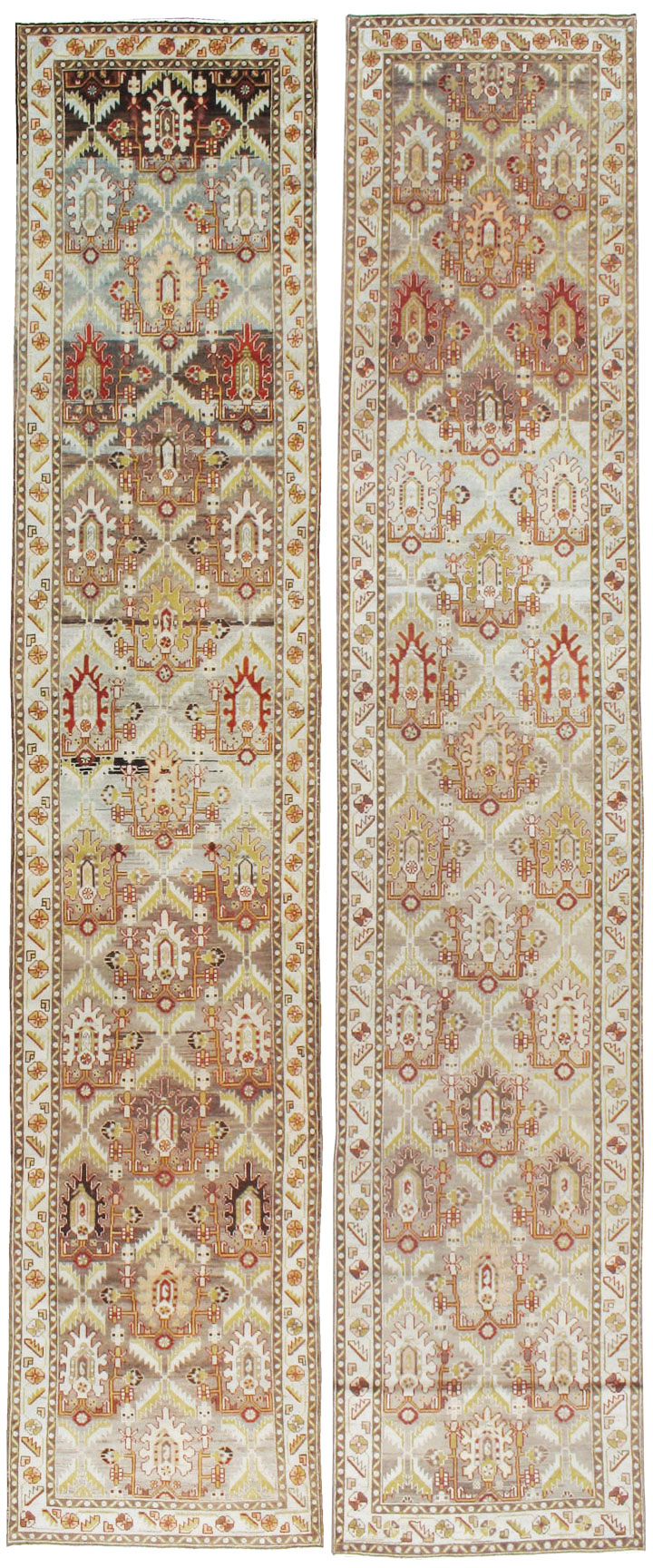 Vintage Persian Malayer Runner (Pair: 2 of 2), No.19067 - Gsblank