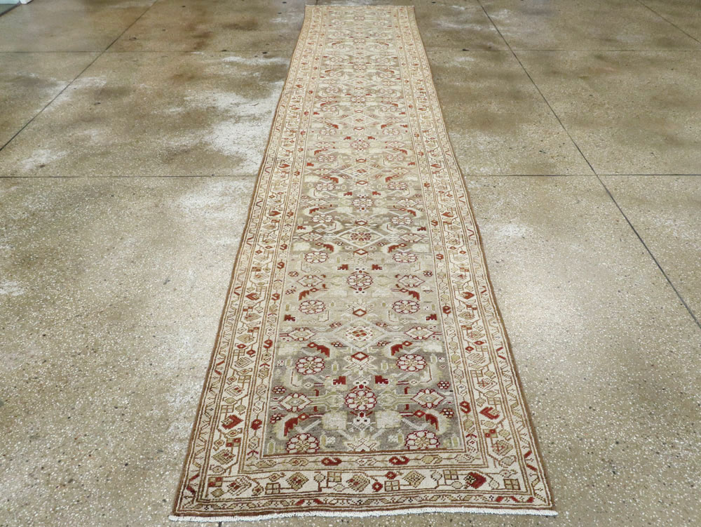 Antique Persian Malayer Runner, No.19070 - Gsblank