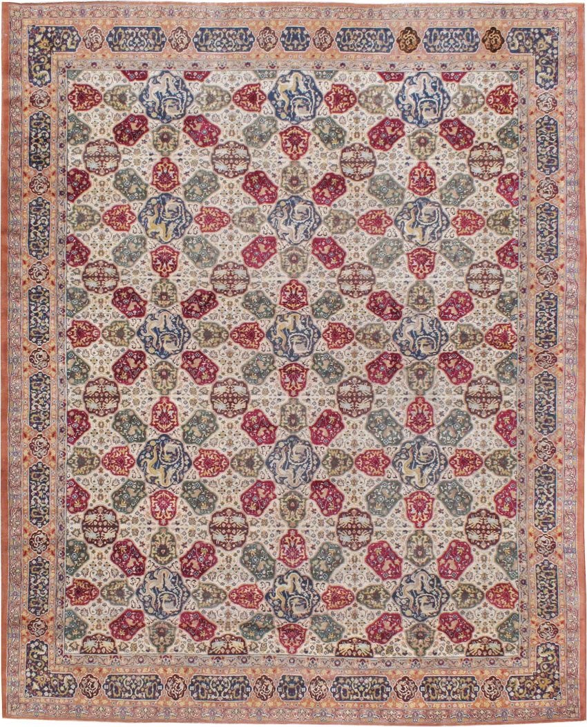 Antique Indian Lahore Carpet, No.19073 - Gsblank