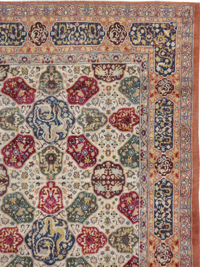 Antique Indian Lahore Carpet, No.19073 - Gsblank