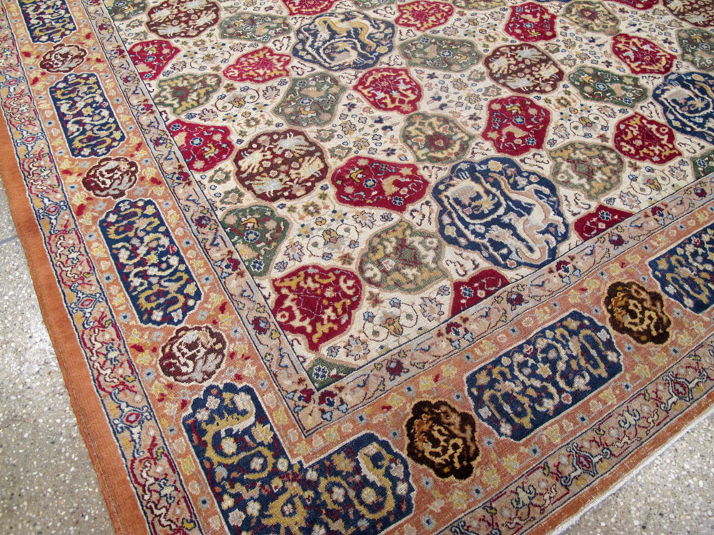 Antique Indian Lahore Carpet, No.19073 - Gsblank