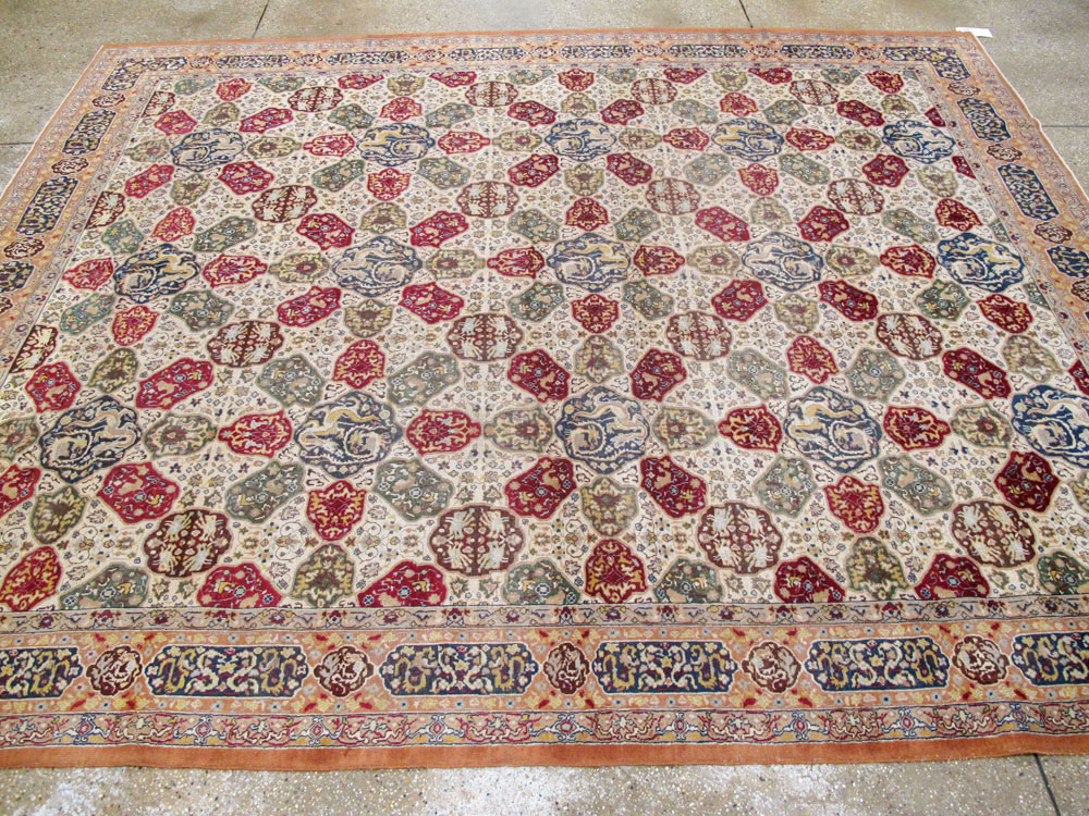 Antique Indian Lahore Carpet, No.19073 - Gsblank