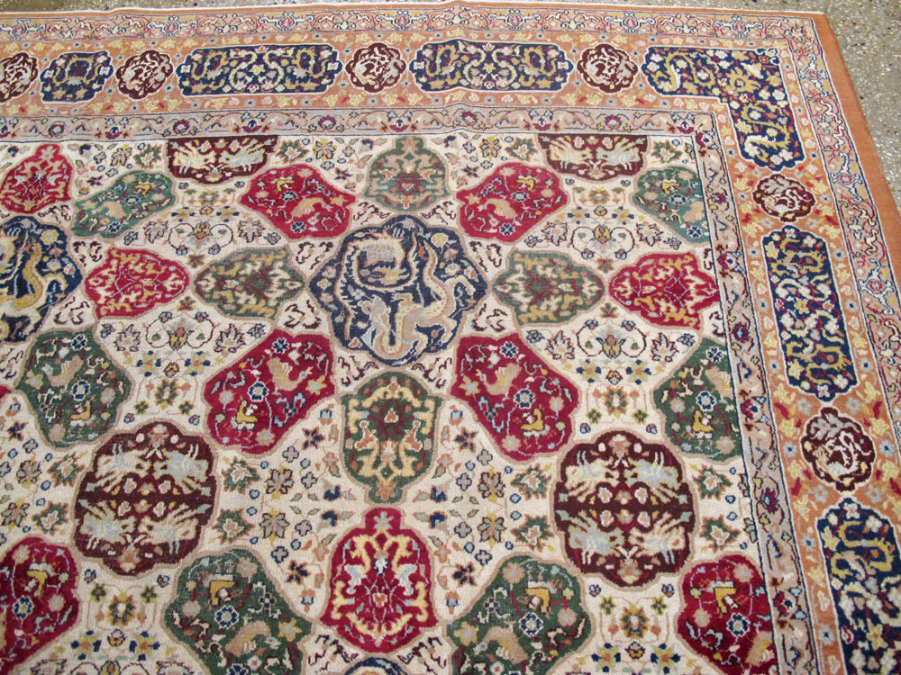 Antique Indian Lahore Carpet, No.19073 - Gsblank