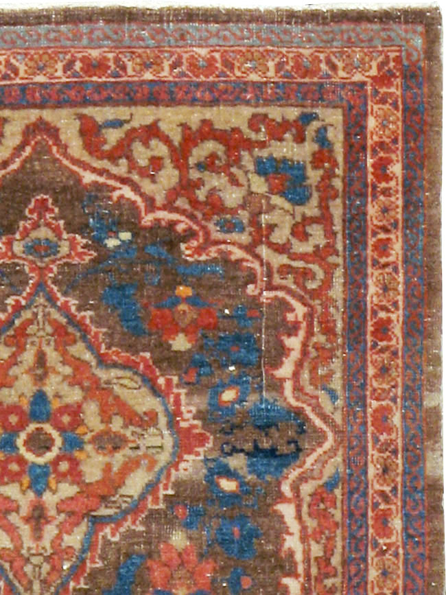 Antique Persian Tabriz Hagi Jalili Rug, No.19074 - Gsblank