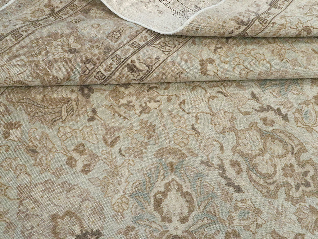 Vintage Persian Tabriz Room Size Carpet, No.19083 - Gsblank
