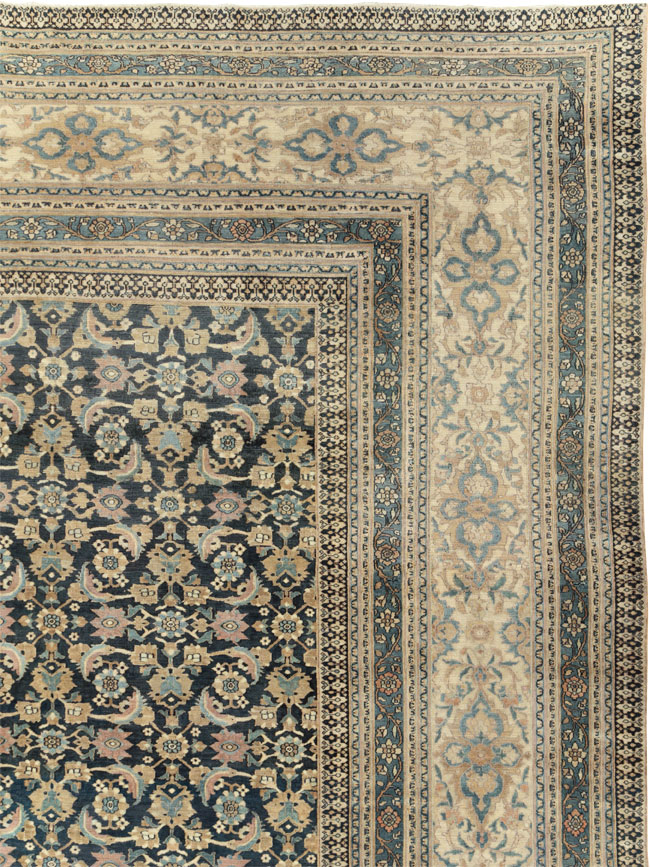 Antique Persian Khorassan Square Oversize Carpet, No.19084 - Gsblank