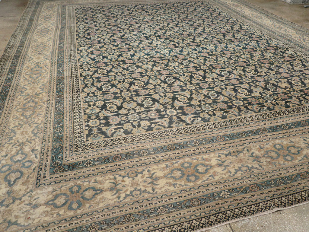 Antique Persian Khorassan Square Oversize Carpet, No.19084 - Gsblank