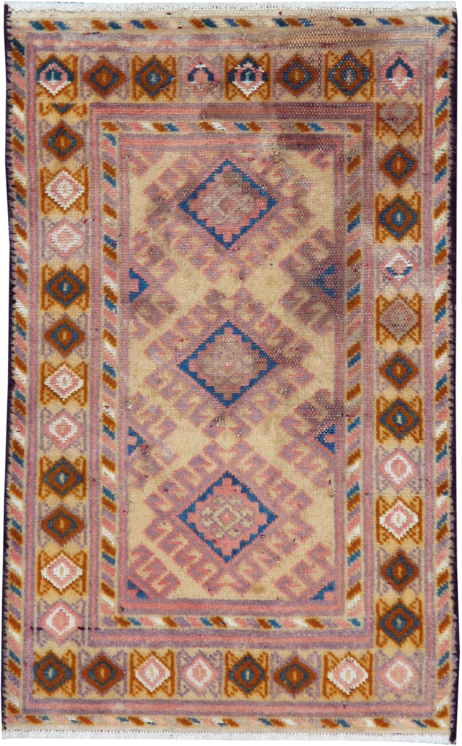 Antique Persian Kurdish Rug, No.19085 - Gsblank