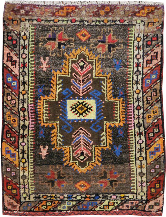 Antique Persian Kurdish Rug, No.19087 - Gsblank
