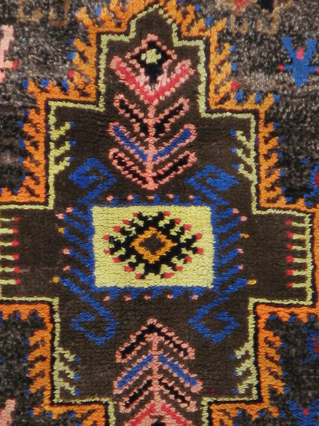 Antique Persian Kurdish Rug, No.19087 - Gsblank
