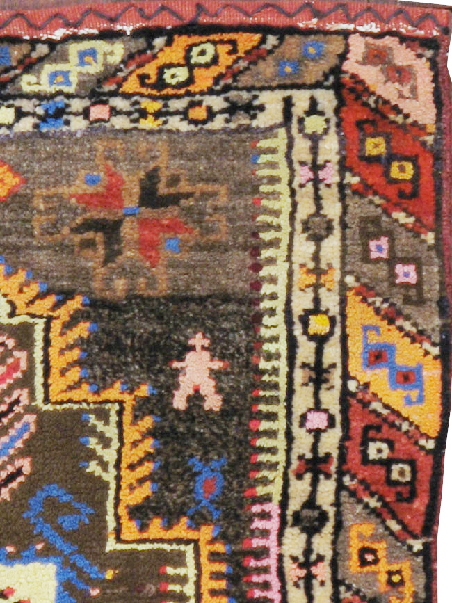 Antique Persian Kurdish Rug, No.19087 - Gsblank