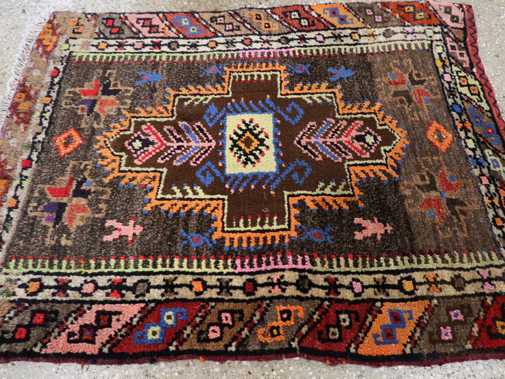 Antique Persian Kurdish Rug, No.19087 - Gsblank