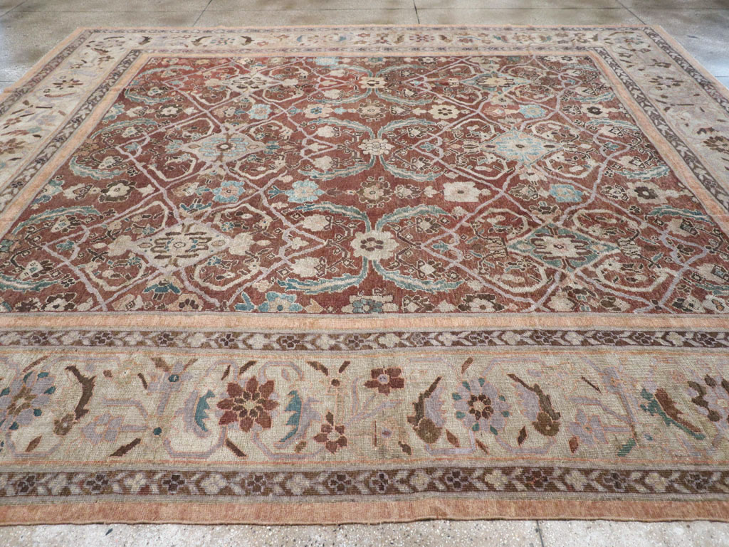 Antique Persian Mahal Large Room Size Carpet, No.19094 - Gsblank