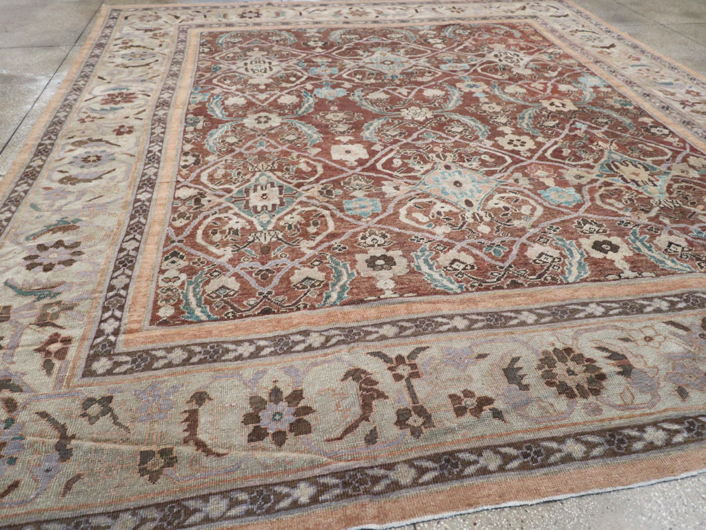 Antique Persian Mahal Large Room Size Carpet, No.19094 - Gsblank