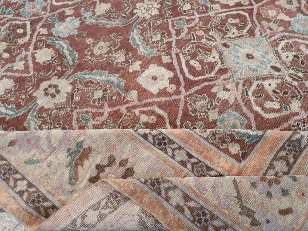 Antique Persian Mahal Large Room Size Carpet, No.19094 - Gsblank