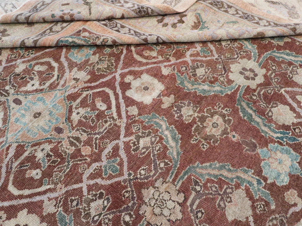 Antique Persian Mahal Large Room Size Carpet, No.19094 - Gsblank