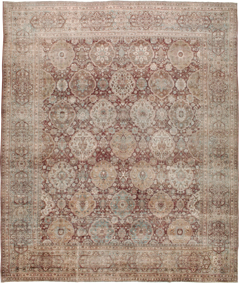 Antique Persian Lavar Kerman Carpet, No.19100 - Gsblank