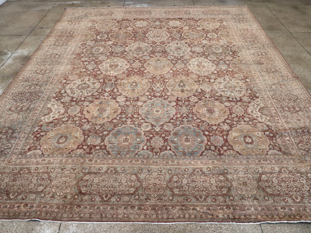 Antique Persian Lavar Kerman Carpet, No.19100 - Gsblank