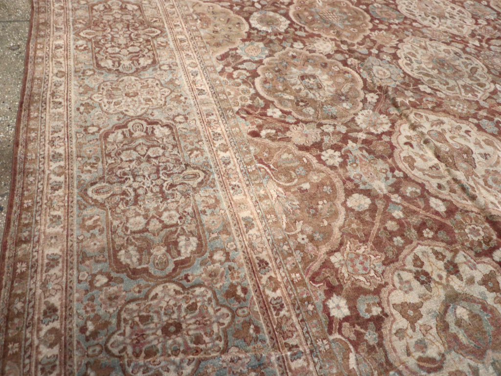 Antique Persian Lavar Kerman Carpet, No.19100 - Gsblank