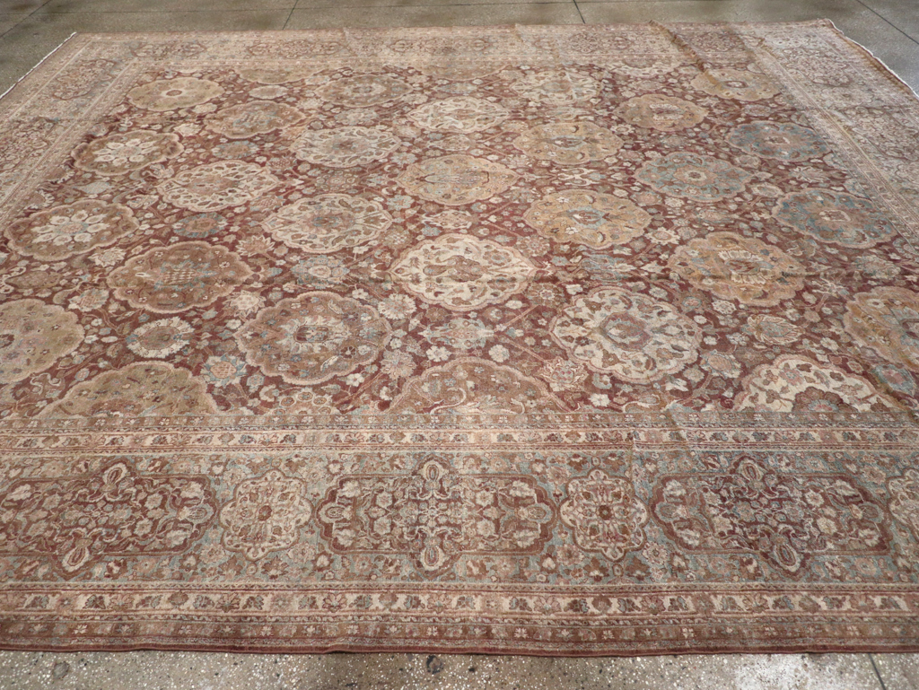 Antique Persian Lavar Kerman Carpet, No.19100 - Gsblank