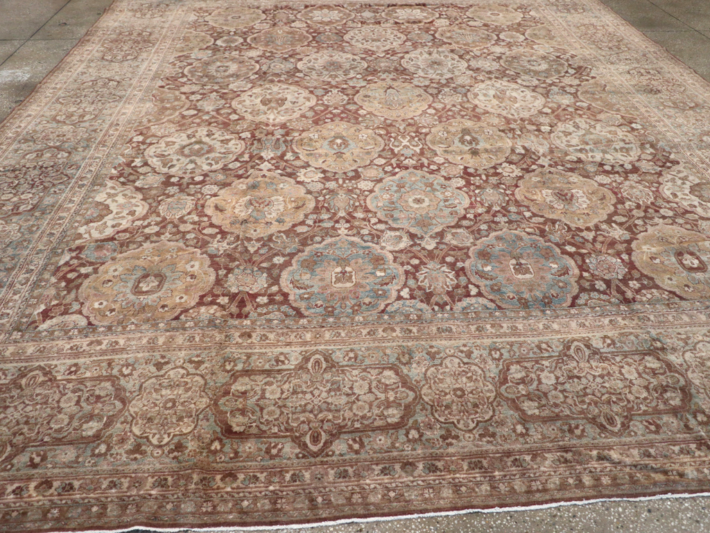 Antique Persian Lavar Kerman Carpet, No.19100 - Gsblank