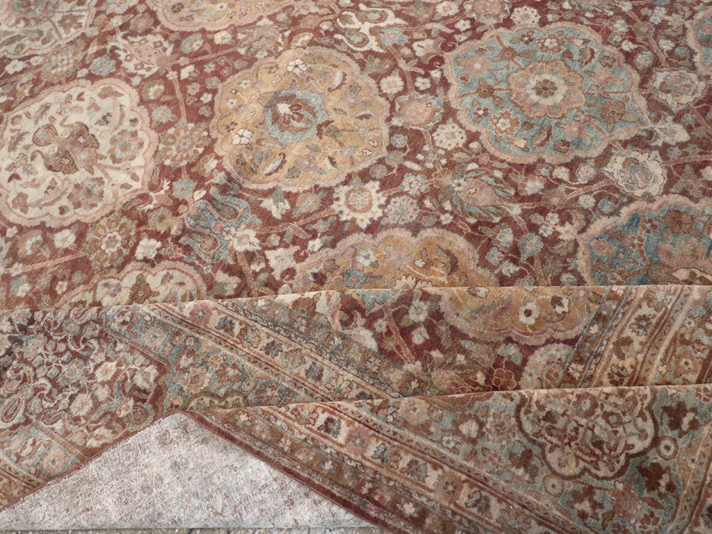 Antique Persian Lavar Kerman Carpet, No.19100 - Gsblank