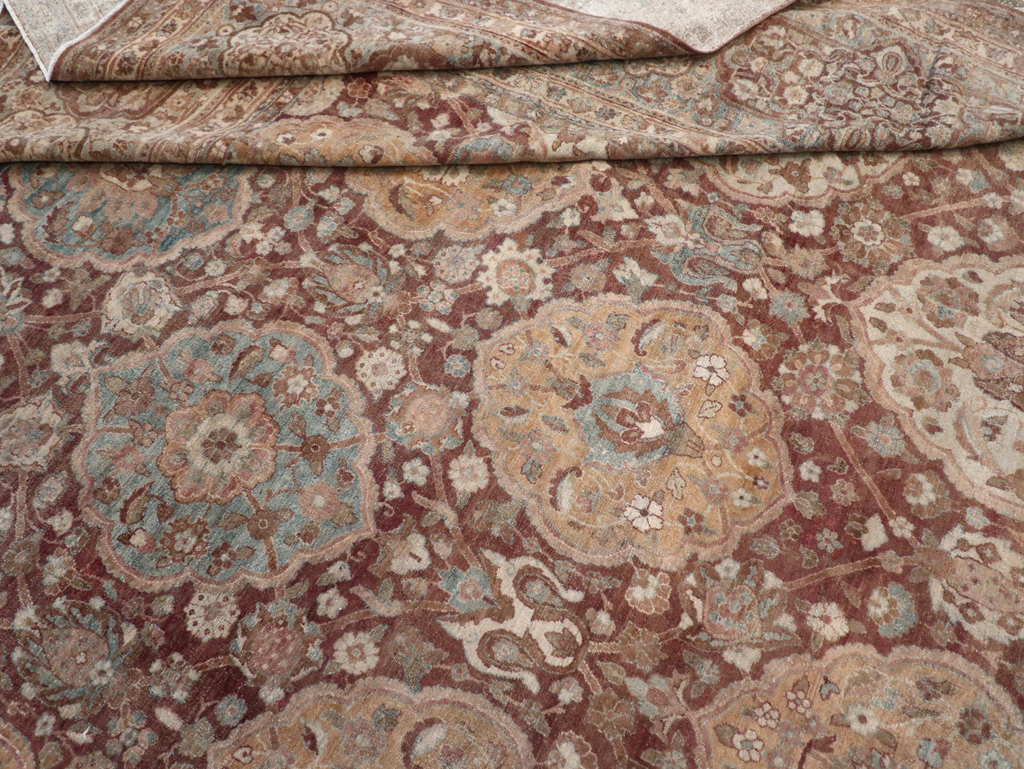 Antique Persian Lavar Kerman Carpet, No.19100 - Gsblank