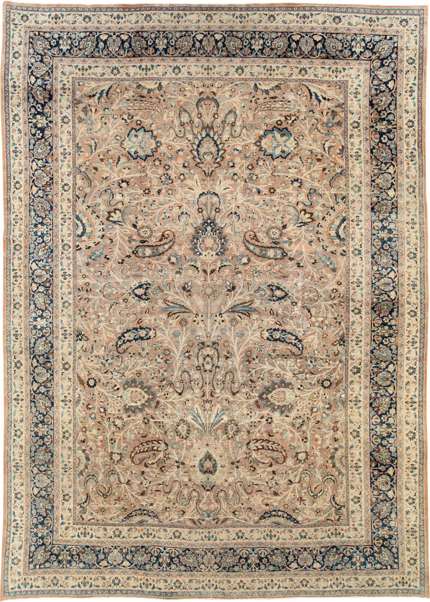 Antique Persian Mashad Large Room Size Carpet, No.19118 - Gsblank