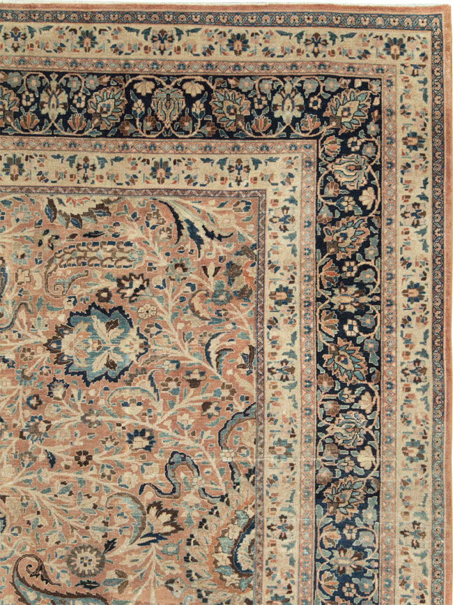 Antique Persian Mashad Large Room Size Carpet, No.19118 - Gsblank